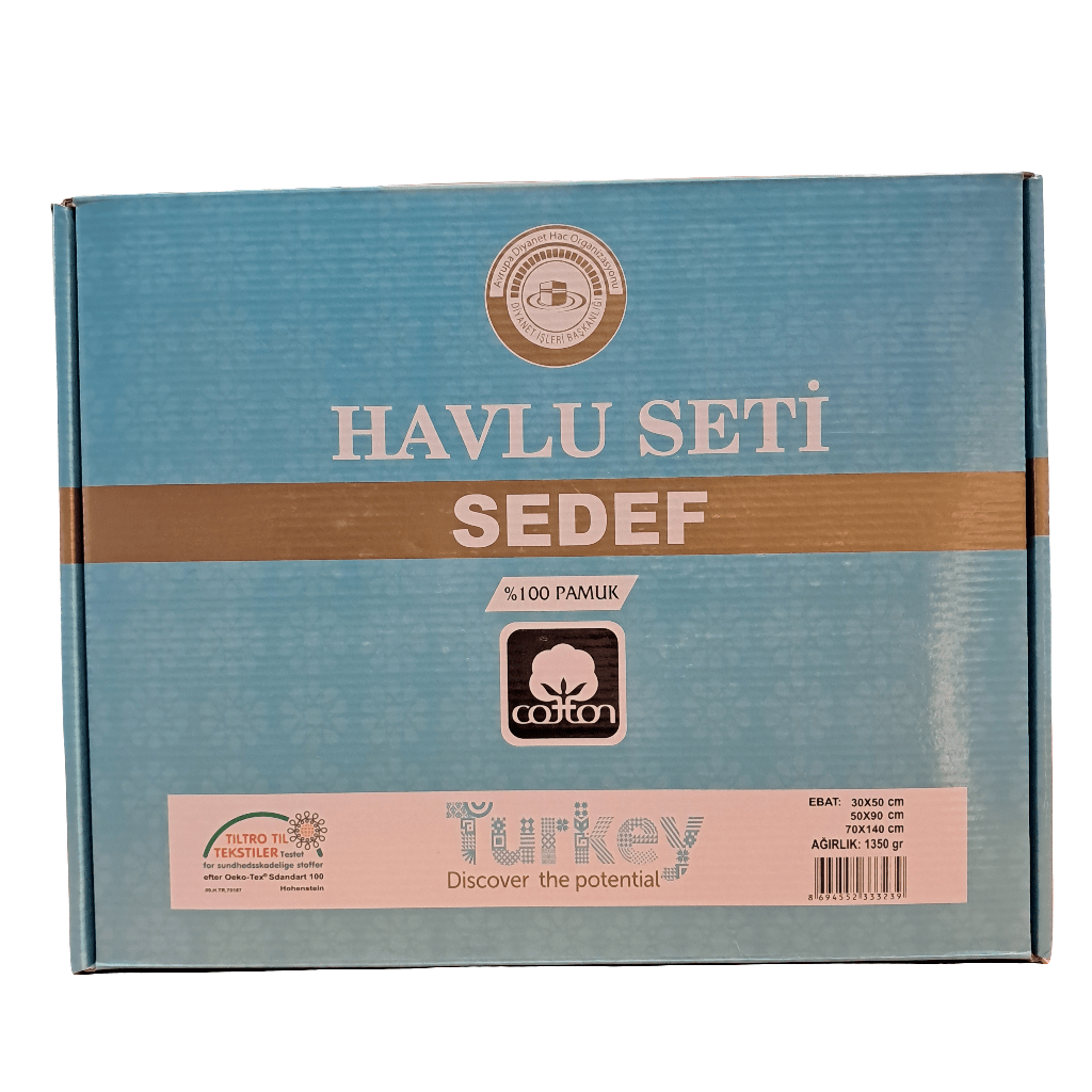 Havlu Seti Sedef Hac Umre -